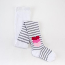 Tights for girls, white color, height 116-122 cm