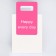Gift package with a cut -off pen 18 x 23 x 9 cm, white