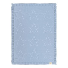 Baby plaid, size 70x90 cm, blue color