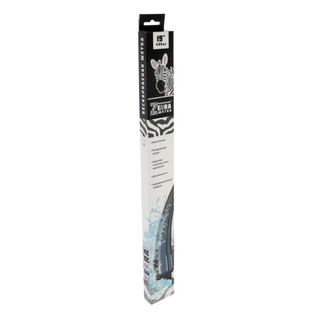 AZARD Zebra wiper brush, 19 "/ 480 mm, frameless, 4 adapters-3
