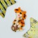 Magnet Polystone "Tigrush with a bag of gold coins" mix 7x4.7x1.8 cm