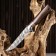 Hunting knife "Siberian" 27.5mm, blade 145mm/3.2mm, brown