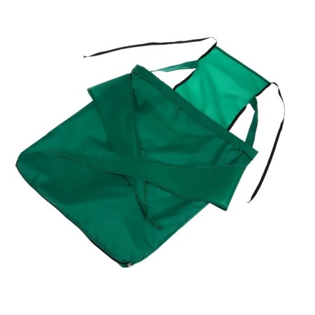 Apron for harvesting, one zipper pocket, green, Kangaroo, Greengo-4