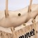 Bag - Shoper beach "Summer Vaib", 45x33x18 cm, beige color