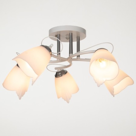Nicole chandelier 5x15W E27 White Bayerlux-1