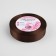 Satin tape, 20 mm × 23 ± 1 m, color Gorky chocolate No. M496