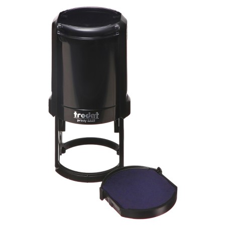 Equipment for round printing automatic Trodat Printy 4645, diameter 45 mm, with a lid, black body-2