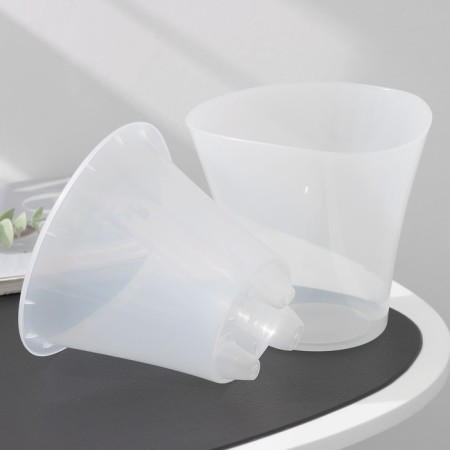Kashpo for flowers with an insert "Lagoon", 1.5 l, the color is transparent-2