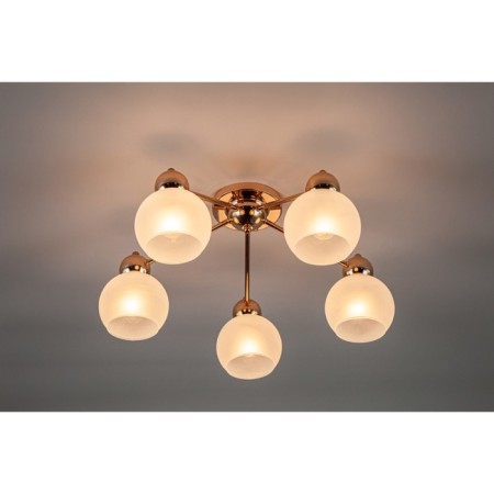 Ceiling lamp 5x60W E14, size 58x58x23 cm-2
