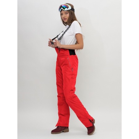 Ski -loving trousers, size 44, red color-8