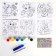 Set for creativity. Christmas balls for coloring "Wonderful Gift", 6 pcs, d = 7cm