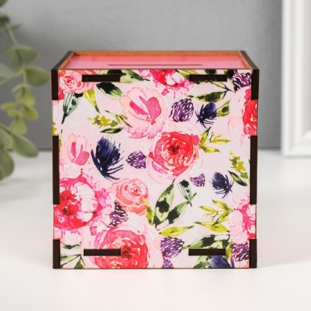 Piggy bank Cube "Wealth" 10x10x10 cm-3