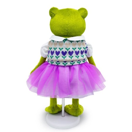 Soft toy "Olivia Kvakovskaya", with a jacquard vest, 16 cm-2