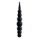 Anal stimulator Popo pleasure by toyfa carina, silicone, black color, 19 cm, d 3 cm