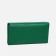 Women's wallet on magnets, green color