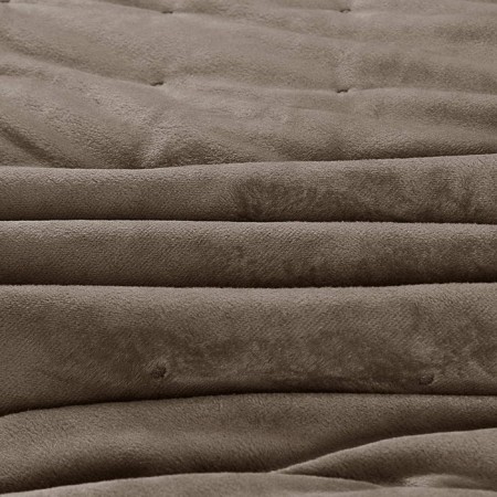 Iolanta bedspread, size 160x220 cm, cappuccino color-1