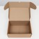 Self -assembly box "Postal", brown, 40 x 27 x 18 cm