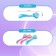 Brush for manicure/pedicure, 12.5 cm (± 1) cm, with a lid, color mix