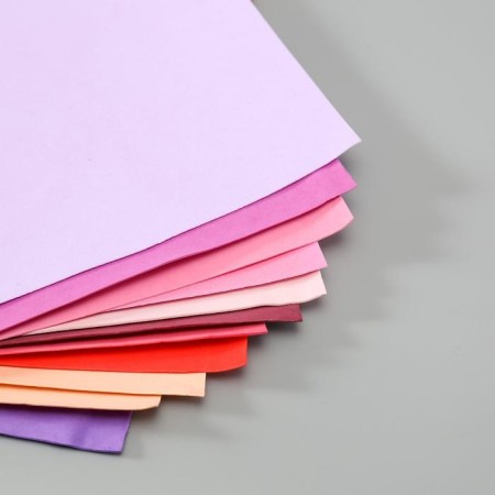 Foamiran's set "Magic 4 Hobby" Assorted No. 4, 50x50 cm UP.10 pcs, 1 mm