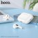 Hoco EW50 TWS headphones, wireless, vacuum, BT5.3, 40/300 mAh, microphone, white