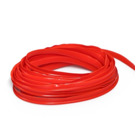 Cartage neon thread for lighting salon, feeder 12 V, 5 m, red power adapter-1
