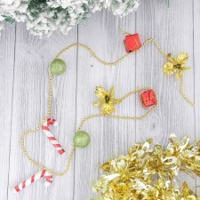 Beads for a Christmas tree 90 cm 
