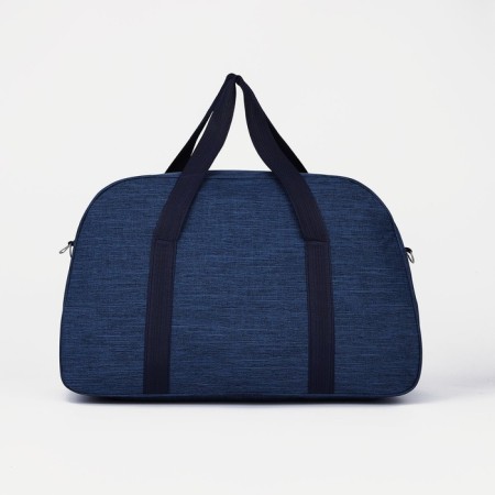 Road bag with lightning, external pocket, long belt, blue color-3