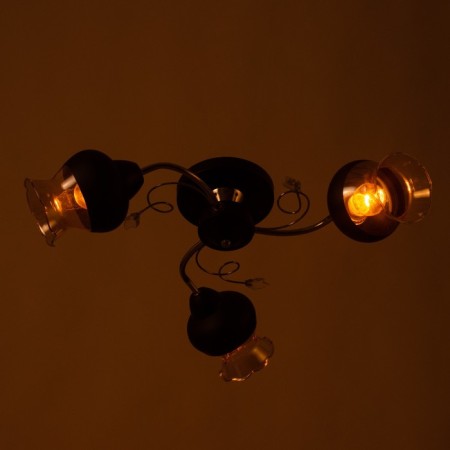 Avtal chandelier 3he27 40W black-chromium 53x53x23 cm Bayerlux-2