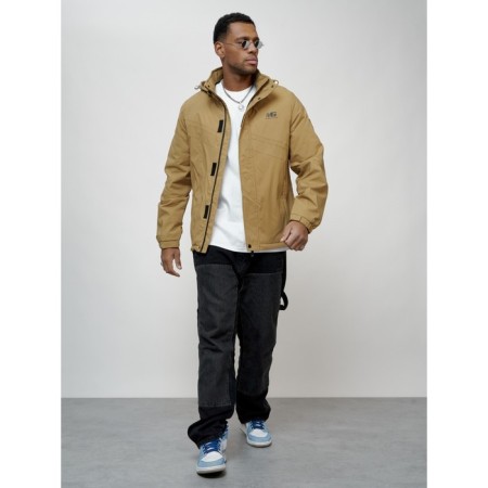 Sports male jacket, size 50, beige color-6