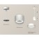 Ambrella Light Acrylic lamp, XP8110023, GX53 LED 12 W, white sand, white matte