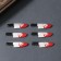 Decor for the work of acrylic mirror "bloodied knife" 4.5x1x0.4 cm