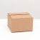 The box is folding, brown, 16 x 13 x 10 cm