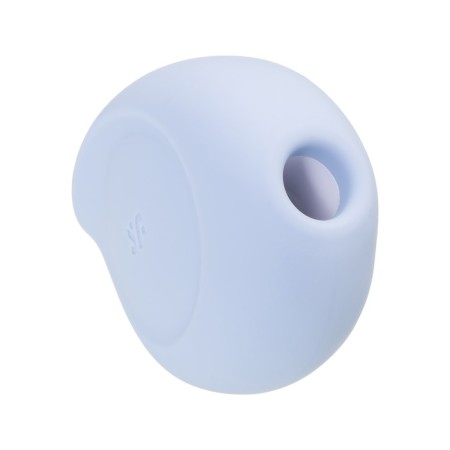 Vacuum-wave contactless stimulator of the Satiffyer Sugar Rush clitoris, silicone, blue color-14
