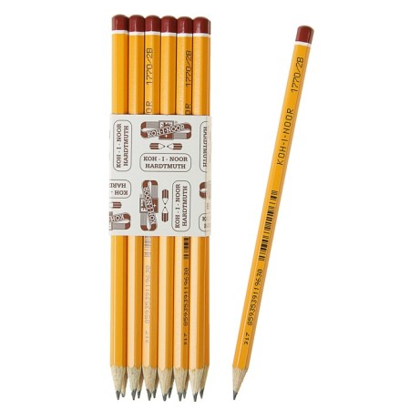 Pencil Koh-I-Noor 1770 Black Sun 2b, blackographic