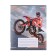 Notebook of 12 sheets in a motorcyclist cage, cover coated paper, VD-LK, OFSET block, MIX