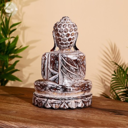 Souvenir "Buddha" Albezia 30 cm-3
