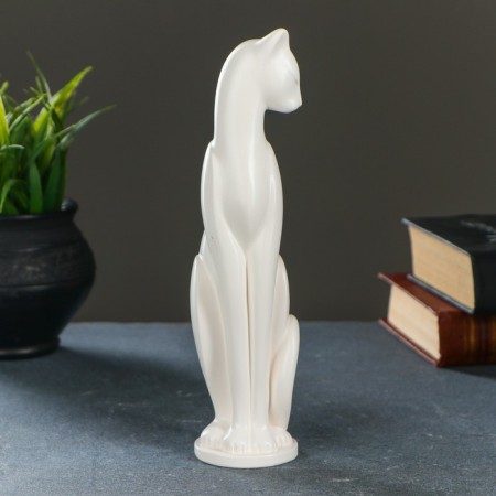 Figure "Cat Grace" White, 6x7x23cm-1