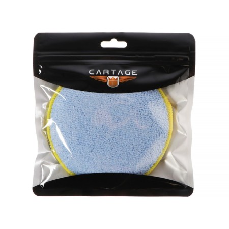 Cartage sponge for polishing the panel and car care, D 12 cm-2