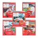 Notebook in a slanting ruler of 12 sheets, 5 types of mix, covered cardboard, cars