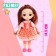 Fashionable hinge doll "Mika" in a dress, mix