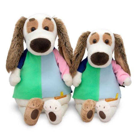 Soft toy "Bartholomew in a multi -colored T -shirt", 27 cm-3