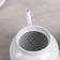 Amber kettle, 700 ml, white color