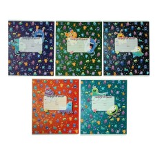 Notebook 12 sheets in the Montstrika line, cover coated paper, VD-LK, MIX
