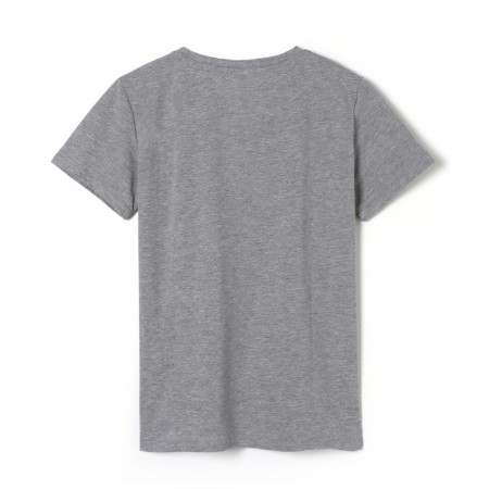 Women's T-shirt "End -less", color light gray melange, size 50-3