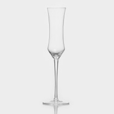 Glass made of glass for champagne 