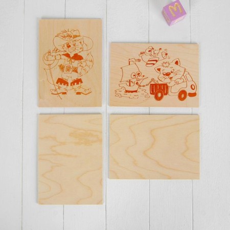 Set of burning boards, 10 pcs., The complexity of the "Smart"-1
