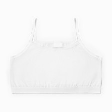 TOP for girls, white color, height 128-134 cm (36)