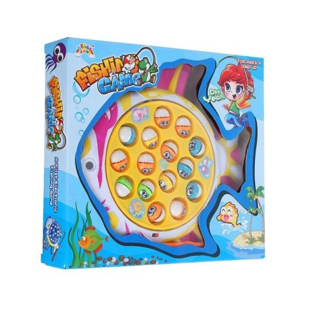 Fishing "Fish": 15 fish, 2 fishing rods, sound effects, works from batteries-3