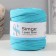Knitted yarn secondary 90% cotton, 10% p/e, 100m/450 ± 50 g (turquoise)