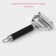 Venus shade, stainless steel, black color